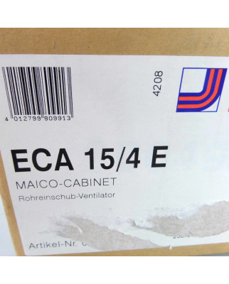 Maico Rohreinschub-Ventilator ECA 15/4 E 230V OVP