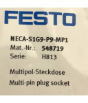 Festo Multipol-Steckdose NECA-S1G9-P9-MP1 548719 OVP