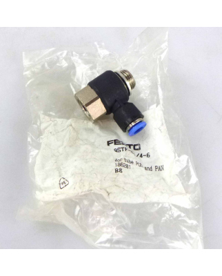 Festo Steckverschraubung QSTF-G1/4-6 186201 OVP