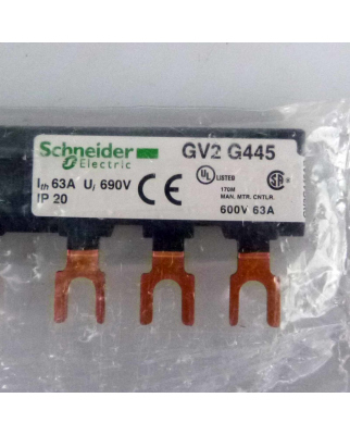 1x Schneider Electric Sammelschiene GV2 G445 055588 NOV 