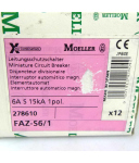 Klöckner Moeller Leistungsschutzschalter FAZ-S6/1 278610 (12Stk.) OVP