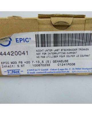 EPIC Kabeldose 44420041 (5Stk.) OVP