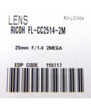 RICOH Lens FL-CC2514-2M OVP