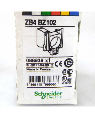 Schneider Electric Kontaktelement ZB4 BZ102 088938 OVP