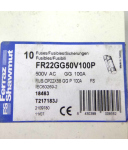 Ferraz-Shawmut Sicherungen 500V AC 100A FR22GG50V100P (8Stk.) OVP