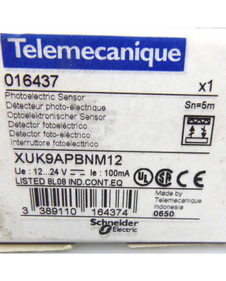 Telemecanique Photoelectric Sensor XUK9APBNM12 016437 OVP