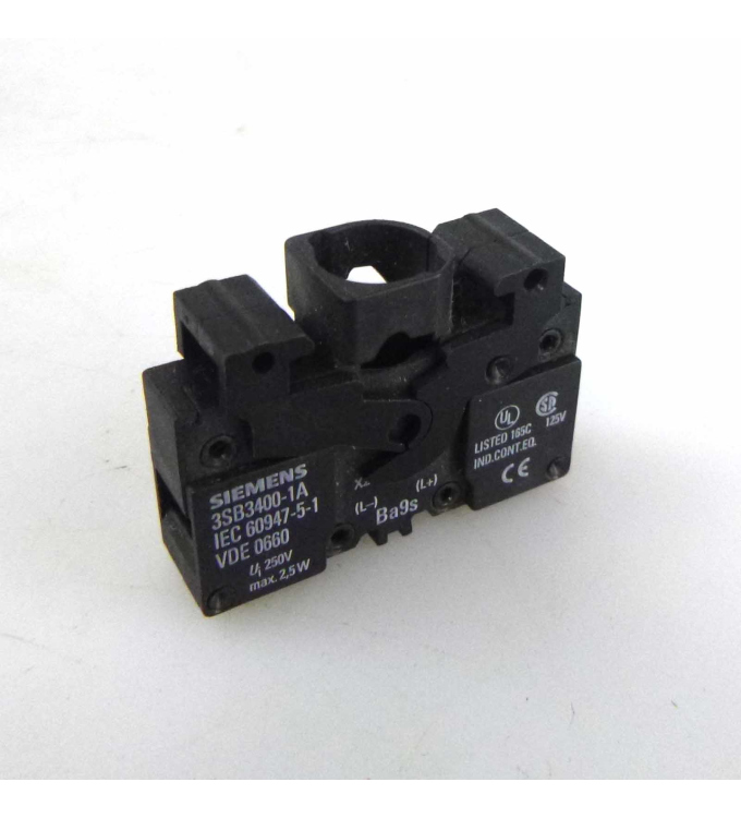 Siemens Lampenfassung 3SB3400-1A GEB