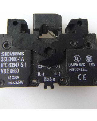 Siemens Lampenfassung 3SB3400-1A GEB