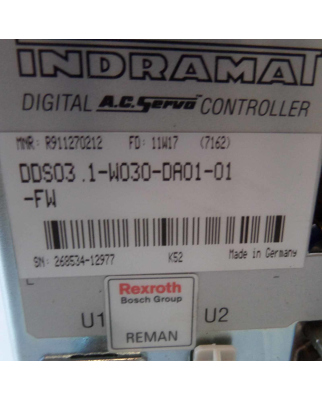 INDRAMAT Servo-Controller DDS03.1-W030-DA01-01-FW...