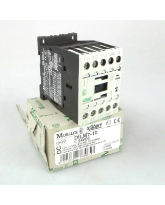 Moeller Leistungsschütz DILM7-10 276565 24VDC OVP
