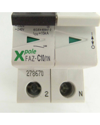 Moeller Leitungsschutzschalter FAZ-C10/1N 278670 OVP