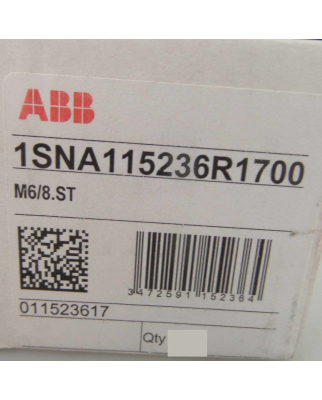 ABB Reihenklemme M6/8.ST 1SNA115236R1700 (10Stk.) OVP