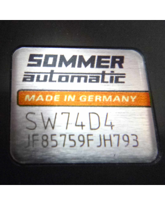 Sommer automatic Winkelschwenkeinheit SW74D4 GEB