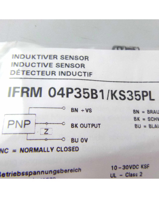 Baumer electric induktiver Näherungsschalter IFRM 04P35B1/KS35PL OVP