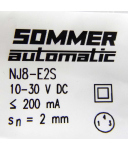 Sommer Automatic induktiver Näherungsschalter 10-30 VDC NJ8-E2S OVP
