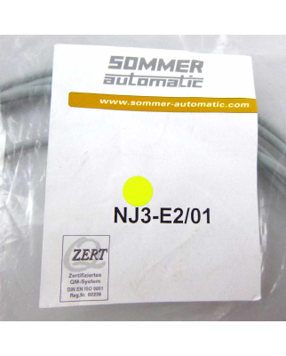 Sommer Automatic induktiver Näherungsschalter NJ3-E2/01 OVP