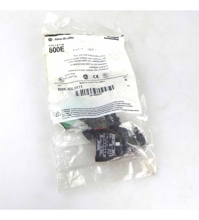 Allen Bradley Full Voltage Module 800E-3DL0X11 OVP