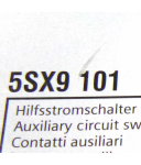Siemens Hilfsstromschalter 5SX9 101 OVP