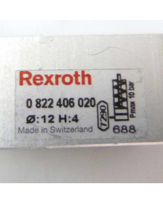 Rexroth Kurzhubzylinder 0 822 406 020 GEB