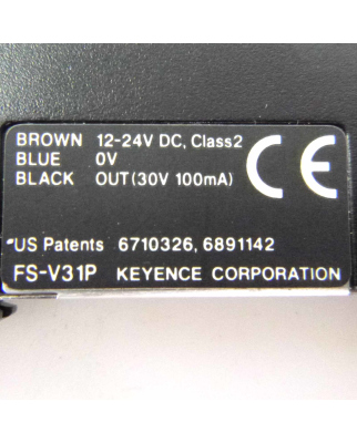 Keyence Lichtleiter Messverstärker FS-V31P #K2 GEB