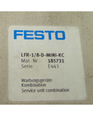 Festo Wartungsgeräte-Kombination LFR-1/8-D-MINI-KC 185731 OVP