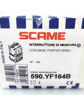 SCAME Switching Unit Base Mount.w/Fuse 590.YF164B OVP