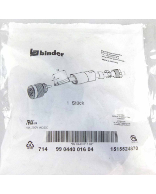 binder Kupplungsdose 714 99 0440 016 04 1515524870 OVP