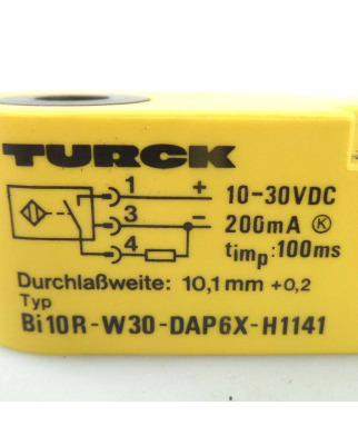 Turck induktiver Ringsensor Bi10R-W30-DAP6X-H1141 GEB