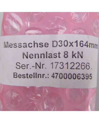 IFF Lastmessachse MA D30x164mm 4700006395 8kN NOV