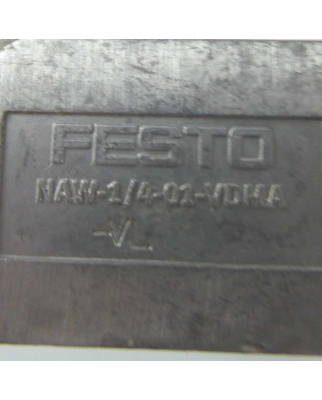 Festo Verkettungsplatte NAW-1/4-01-VDMA-VL 161103 OVP