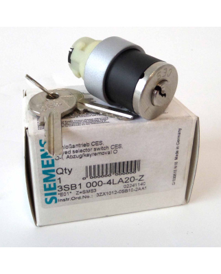 Siemens Schlossantrieb 3SB1000-4LA20-Z Z=SMS3 OVP