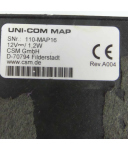 CSM Gmbh UniCOM II UNI-COM MAP Rev.A004 GEB