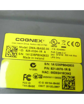 Cognex Basisstation DMA-IBase-00 825-0324-1R A GEB