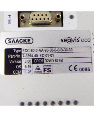 SAACKE Brennersteuerung seavis V3.00 FSC 7-8394-40 EC-01-01 OVP