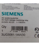 Siemens DC Isolationswächter 3UG3081-1AW30 OVP