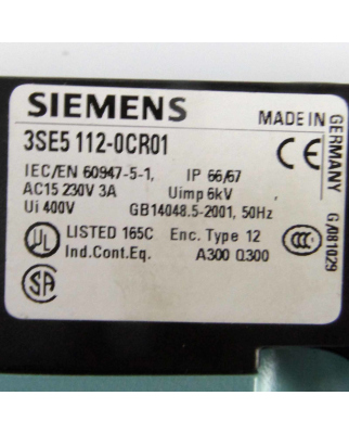 Siemens Positionsschalter 3SE5 112-0CR01 OVP