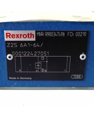 Rexroth Rückschlagventil Z2S 6A1-64/ R900347498 NOV