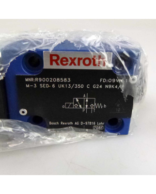 Rexroth Wege-Sitzventil M-3 SED 6 UK13/350 C G24 N9K4/P R900208583 NOV