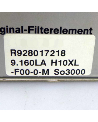 Rexroth Filterelement 9.160LA H10XL-F00-0-M S03000 R928017218 OVP