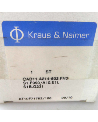 Kraus&Naimer Steuerschalter CAD11.A214-603.FH3 OVP