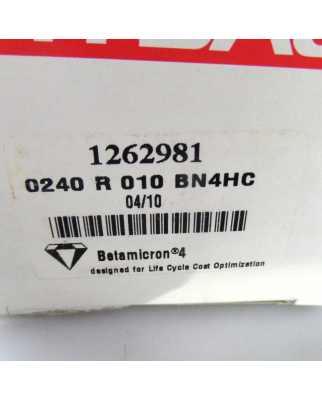 Hydac Hydraulikfilter Betamicron 4plus 0240R010BN4HC 1262981 OVP