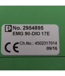 Phoenix Contact Diodenbaustein EMG 90-DIO 17E 2954895 NOV