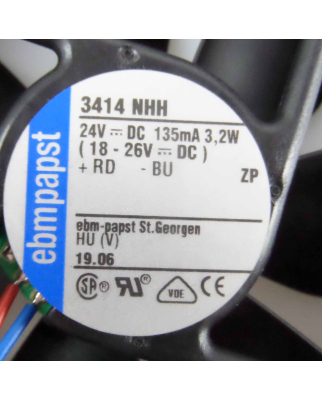 ebm-papst Lüfter 3414NHH 24V GEB