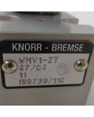 Knorr-Bremse Magnetventil WMV1-ZT 110V NOV