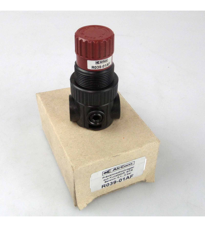 AirCom Präzisionsdruckregler R039-01AF 0,1-2bar OVP