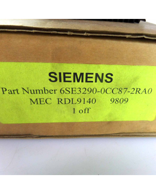 Siemens Bremswiderstand 6SE3290-0CC87-2RA0 OVP