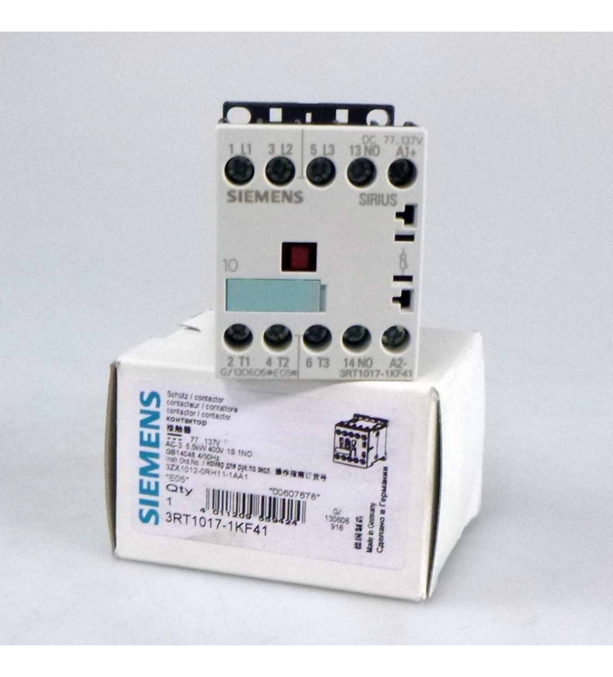 Siemens Leistungsschütz 3RT1017-1KF41 OVP
