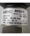 SAACKE MIDAS Druckmessumformer 401001/999 TN 43002737 0-16bar GEB