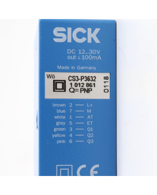 Sick Farbsensor CS3-P3632 1012861 OVP