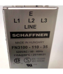 Schaffner Netzfilter FN3100-110-35 OVP